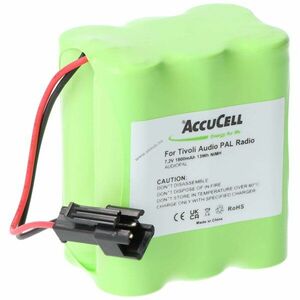 Helyettesítő akku Tivoli Audio PAL Radio iPAL Radio MA-1 -2, -3 + 1800mAh kép