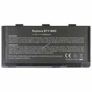 Helyettesítő akku BTY-M6D MD97625 MEDION MD97654 Erazer X6813 MSI E6603 kép