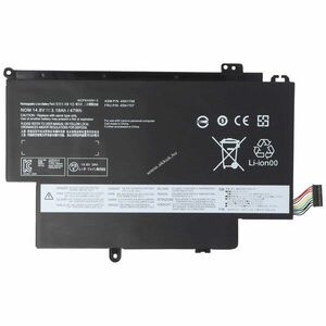Helyettesítő akku Lenovo ThinkPad S1 Yoga 12.5 Li-Polymer 14, 8V 3175mAh 47, 0Wh kép