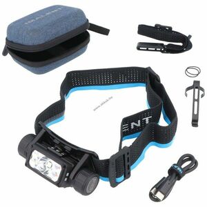 Imalent HT70 fejlámpa, homlok lámpa 3500 Lumen 3 fényforrás + 5000mAh Li-Ion akku kép