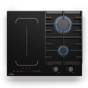 Klarstein MultiChef 4, indukciós és gáz tűzhely, 4 főzőzóna, 2 gázégő, 2 indukciós főzőlap, FlexZone kép