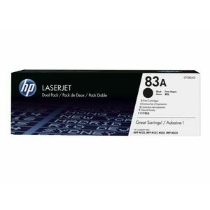 HP CF283AD (83A) 2-pack Black toner CF283AD kép