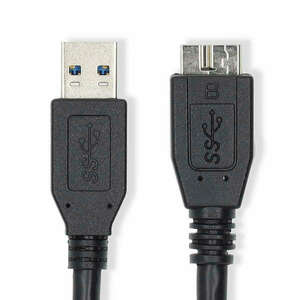 USB kábel | USB 3.2 Gen 1 | USB-A Dugasz | USB Micro-B Dugasz | 5... kép