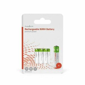Nedis banm9hr034b, aaa akku csomag 1, 2v 950mah, 4db/csomag BANM9HR034B kép