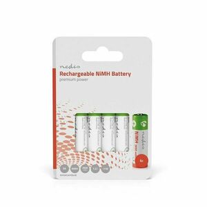 Nedis banm26hr64b, aa akku csomag 1, 2v 2600mah, 4db/csomag BANM26HR64B kép