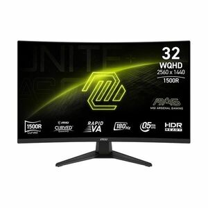 MSI 31.5" 321CQF E18 16: 9 WQHD RAPID VA Ívelt Gaming Monitor... kép
