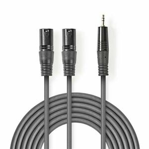 Nedis coth15310gy15 félprofi xlr audio kábel, 2x xlr 3 tűs dugó |... kép