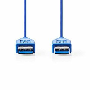 Nedis ccgp61000bu20 usb3.2 usb a dugó - usb-a dugó, 5 gbps, 2m, (... kép