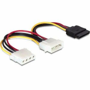 DeLOCK 60103 4-pin Molex - SATA + 4-pin Molex adapter (60103) kép