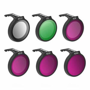 SUNNYLIFE set of six filters for DJI Neo MCUV+CPL+ND8+ND16+ND32+ND64 kép
