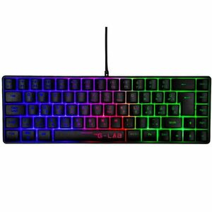 The G-Lab Keyz Hydrogen Gamer Billentyűzet - HUN, Szivárvány RGB kép
