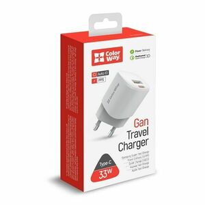 Colorway usb töltő adapter, gan3 power delivery port pps usb (typ... kép