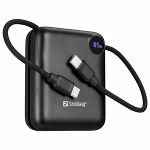Sandberg 421-26 Travel Powerbank 10000mAh 20W - Fekete kép