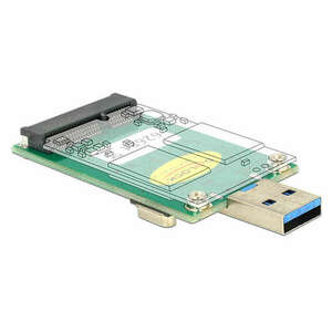 DeLock Converter USB 3.0 A male > mSATA full size 62681 kép