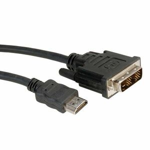 Roline 11.04.5532 kábel monitor DVI to HDMI kábel 3m kép