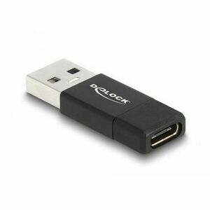 Delock USB 3.2 Gen 2 adapter A-típusú USB apa - USB Type-C anya fekete kép