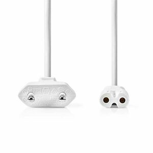 Nedis cegl11040wt30 tápkábel iec-320-c7, 2 x 0.75 mm, hossz 3m, f... kép