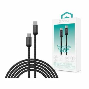Devia gracious series 60w pd type-c/type-c adat- és töltőkábel 3m... kép