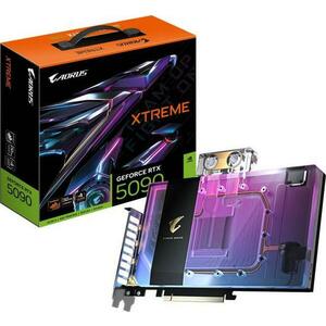 GeForce RTX 5090 AORUS XTREME WATERFORCE WB 32GB GDDR7 512bit (GV-N5090AORUSX WB-32GD) kép