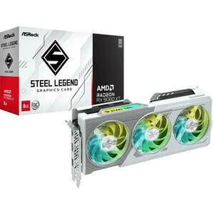 Radeon RX 9060 XT Steel Legend OC 8GB GDDR6 128bit (90-GA5ZZZ-00UANF) kép