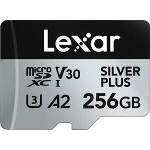 Silver Plus microSDXC 256GB CL10/U3/A2/V30 (LMSSIPL256G-BNANG) kép