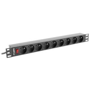9 Plug 3m Switch (PDU-09E-0300-BK) kép