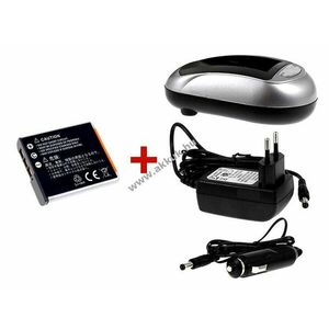 Helyettesítő akku + Akkutöltő Sony típus NP-BG1 szett kép