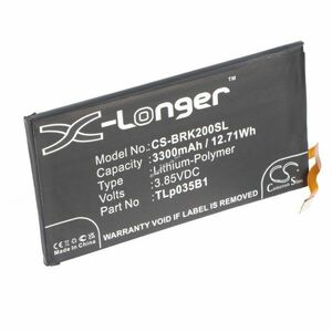 Helyettesítő akku BlackBerry KEY2 Tlp035B1 3, 85V 3300mAh Li-Polymer kép