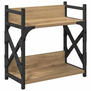 vidaXL Nyomtatóállvány Artisan tölgy 40 x 20 x 40 cm Faanyag kép