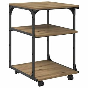 vidaXL Nyomtatóállvány Artisan tölgy 43 x 48 x 64 cm Faanyag kép