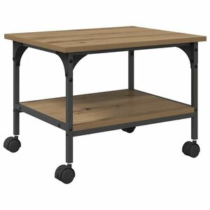 vidaXL Nyomtatóállvány Artisan tölgy 50 x 40 x 38 cm Faanyag kép