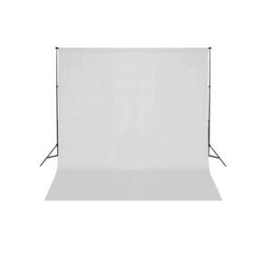 vidaXL fehér háttértartó állványrendszer 600 x 300 cm kép