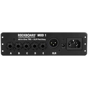 Rockboard MOD 1 V2 - All-in-One TRS & XLR, IEC & Barrel Patchbay kép