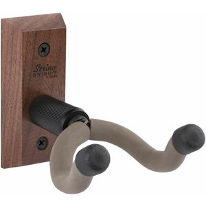 String-Swing Guitar Wall Hanger Black Walnut kép