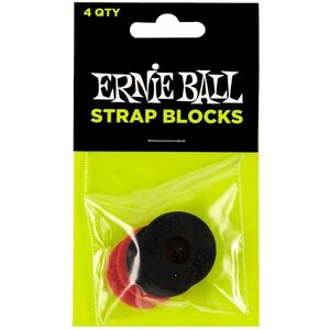 Ernie Ball Strap Blocks Red & Black kép