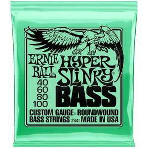 Ernie Ball 2841 Hyper Slinky Nickel Wound Electric Bass 40-100 kép