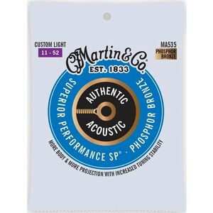 Martin Authentic SP 92/8 Phosphor Bronze Custom Light kép