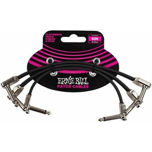 Ernie Ball 6” Flat Ribbon Patch Cable 3-Pack kép