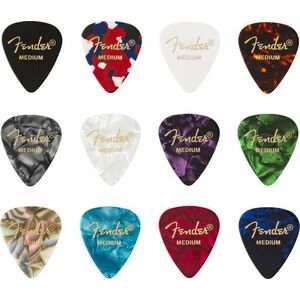 Fender 351 Celluloid Picks Medley Medium kép