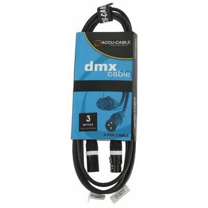 ADJ AC-DMX3/3 3 p. XLRm/3 p. XLRf 3m DMX kép