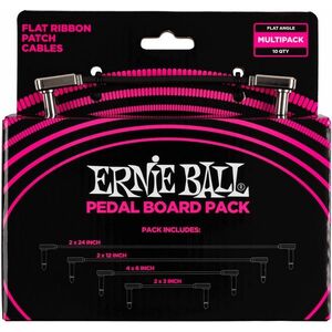 Ernie Ball Flat Ribbon Cables Pedalboard Multi-Pack kép