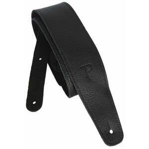 Perri's Leathers 7171 Saddle Leather Guitar Strap Black kép