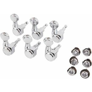 Fender Locking Tuning Machines, Vintage Buttons, Polished Chrome kép