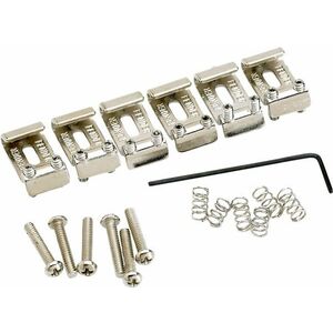 Fender American Vintage Stratocaster Bridge Saddles, Nickel kép