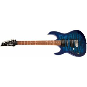 Ibanez GRX70QAL Transparent Blue Burst kép