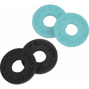 Fender Strap Blocks Black & Daphne Blue kép