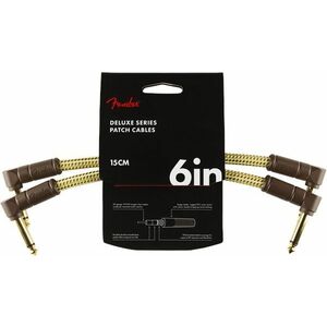Fender Deluxe Series 6'' Patch Cable Tweed 2-Pack kép