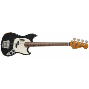 Fender JMJ Road Worn Mustang RW Bass BK kép