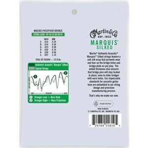 Martin Authentic Marquis 92/8 Phosphor Bronze Extra Light kép