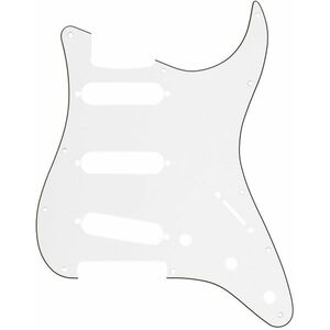 Fender Pickguard, Stratocaster S/S/S, 11-Hole Mount, Parchment P/B/P, kép